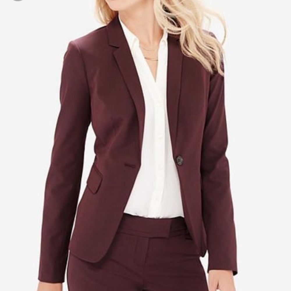 The Limited Collection Burgundy Blazer size 00